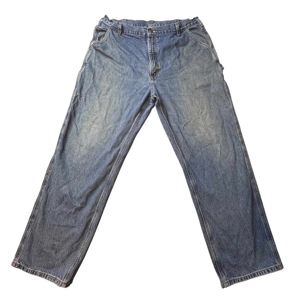 Carhartt Jeans Mens 40x32 (38x30_) Blue B13 DPS Dungaree Fit Workwear Denim‎